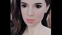 Beautiful Silicone Head TPE Body Small Breast Love Doll