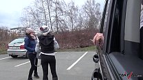 They Took Her To The Buss Station But Kicked Her Out With A Big Messy Load