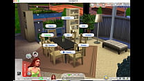 Pelirroja guapa y conocido vecino- Sims 4