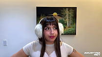 I was bored and dreamed that a nice cock got into my pussy and in the end he cummed on my slutty face