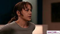 Big tits milf stepmom Kiki Daire masturbates her small tits stepdaughter Selena Love while she sucks her boobs.The petite cougar rims the teen  Big tits milf stepmom Kiki Daire masturbates her small tits stepdaughter Selena Love while she sucks her boobs.The petite cougar rims the teen