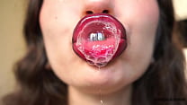 Drool dripping from my tongue 6
