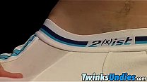 Teenage gay masturbation in underwear