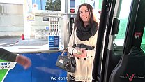 Ride to airport exchanged for riding the cock in driving car
