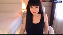 Sweet Little Titty Brunette Tamarra Roman Strip & Tease Pt2