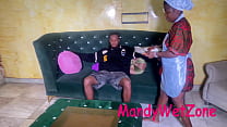 Ebony Sexy Chef!!! Dick Suck A Guy Next Door at The Sitting Room Has Rough Sex Cums Raw In pussy