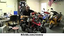 Desperate teen naked in public and fucks to pay rent 29