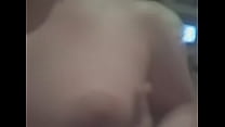 exgirlfriend rubbing her titts then pussy