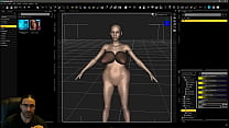 Building the Leticia Scene Body Morphing Part 2 (Blender based)