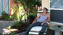 Gay fuck David isn't done he rolls over and grabs Eric's rod tugging