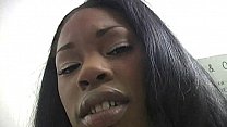 Ebony Slut Fucks A White Gloryhole Cock In Her First Interracial Scene 24