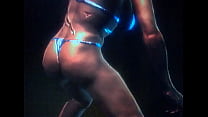 Sexy d. Woman Dancing (Back Side)