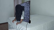 Sadako fuck two Black cocks