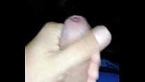 Enteteniendome con mi pene baboso