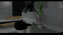 3D Naughty Elf Secretary Puts Her Mouth to Work