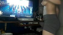 Solo dildo fucking with dirty talk