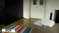 Cheerleader Zuzu Sweet Sneakily Blows Matt While Husband Naps!