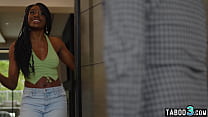 Hot ebony slut impressed and taboo fucked by an angry guy