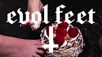 Eat cake from our Feet