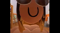 Girl rides me in rec room