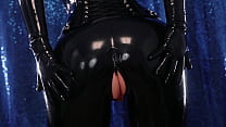 Latex Ass and Squirt - Fetish Video (Arya Grander)