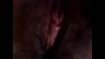Montse dándose placer