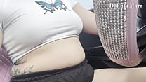 Driving Around Town And Masturbating In My Car Public Pussy Play Chubby Dakota Marr