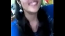 A cute girl self made video
