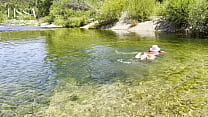 walk and sex outdoors, fucking interrupted by something unexpected, the best blowjob and cum in my ass