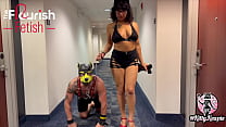 Trailer The latina dominated the pupster so good he asked her to paddle him as well. She rewarded him by letting him fuck a little bit too!