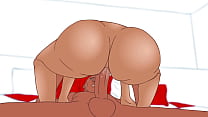 Round 2 teaser clip with big bubble booty Shemale Bella xxx cartoon