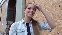 GERMAN SCOUT - SMALL TEEN FROM FINLAND SEDUCE TO MULTIPLE ORGASM SEX AT STREET CAST