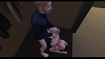 A couple of horny husbands fucked well in public