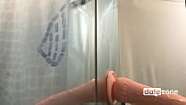 Fake cock sucking