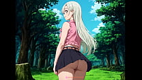Upskirt  Compilation (Anime)