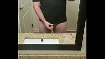 Stroking my cock