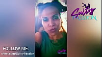 Sultry Passion Shows Her Nipple When Her Husband Gets Out of the Car