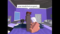 Roblox girl slurps on bulls shlong