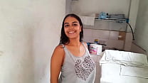 MORENA LATINA LE ENCANTA FOLLAR CON SU HERMANASTRO EN LA LAVADORA CUANDO NO HAY NADIE EN LA CASA - SUB ESPANOL CASERO