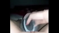 More brush masturbation