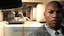 Hot College fucks Jocks in Limo Back as Driver watches
