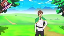Megumin tiene sexo salvaje con kazuma después de quedarse sin mana