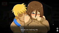 Man and pretty lady in Handman legend erotic hentai gameplay video
