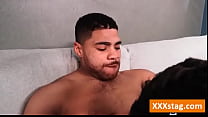 Hard dick deep in gays asshole