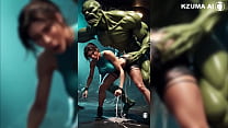 Lara Croft sendo uma puta safada e gostosa - Compilação gerada por AI