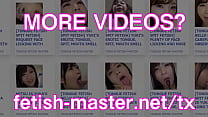 Japanese Asian Tongue Spit Fetish