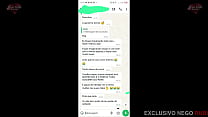 Foi apenas uma conversa normal com um corno e depois peguei minha rola enorme e grossa e soquei tudo dentro dela