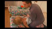 Milf and girl get fucked by a young boy