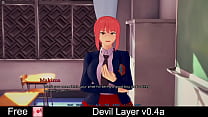 Devil Layer  (free game itchio)  Visual Novel