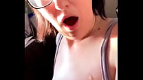 Amateur housewife Sandra compilation of hot facials on homemade video